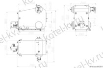 Паровой барабанный котел на дизеле Е 1-9
